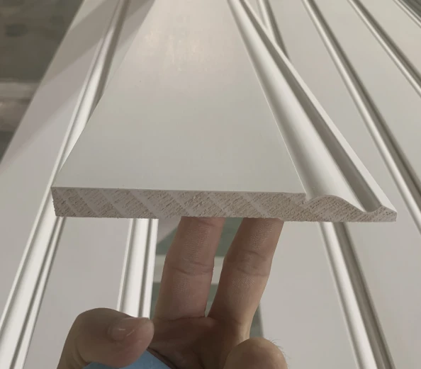First Class White Primed Finger-joint Wooden Trim Boards For Decorative Design