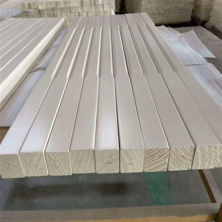 Izcilas koka kāpņu daļas Balusters vai vārpsta dekorēšanai