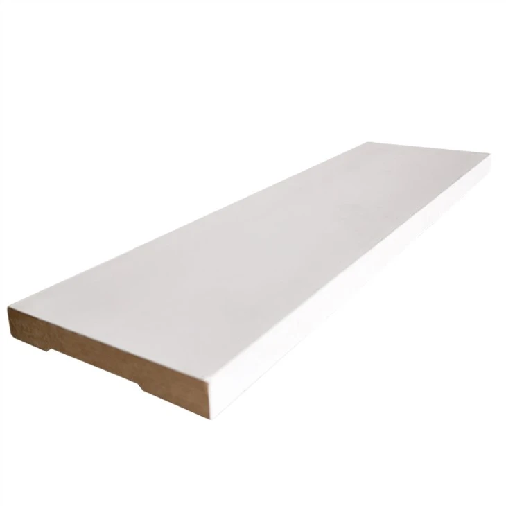 China White Primed Mdf Baseboard