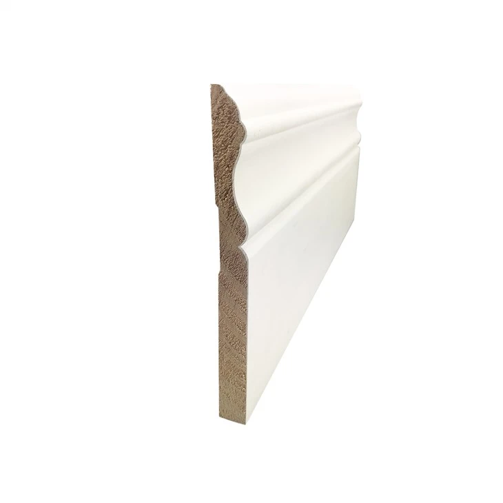 Interior Wood Wall Baseboard Primer Panel Moulding